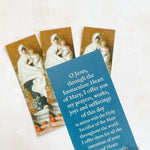 Catholic Bookmark Set of 6, Assorted Multi-Pack, 6 unique bookmarks, 2-sided, reading Catholic, gift pack, prayer card, holy card