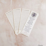 Catholic Bookmark Set of 6, Assorted Multi-Pack, 6 unique bookmarks, 2-sided, reading Catholic, gift pack, prayer card, holy card