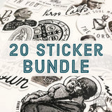 Discount 20 Sticker Bundle: Any 20 stickers, Catholic sticker, catholic stickers, catholic decals, laptop, yeti, catholic vinyl, auto decal