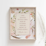 Give Thanks To The Lord Art Print