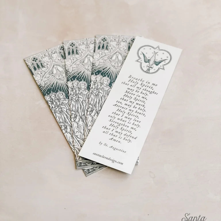 Holy Spirit Bookmarks, 2-sided, prayer bookmark, prayer card, bible bookmark, Catholic bookmark, confirmation gift, retreat gift