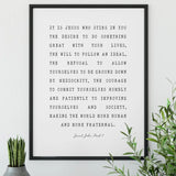 John Paul II &quot;It Is Jesus&quot; Catholic Print, 8x10 5x7, Santa Clara Design, Saint Quote Art, Catholic Poster, Inspirational Print, Confirmation