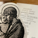 Joyful Family Jpii Print And St. Joseph Sticker Bundle