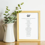 Litany of Saints for Families, Family Prayer Print, Domestic Church, Catholic home, litany saints for home, Holy Family, Catholic wall art