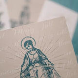 Marian Notecard Set of 6 or 12 assorted cards + envelopes A2 - Hail Mary, Rosary, Stella Maris, Guadalupe stationery for her, catholic gift