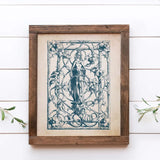 Copy Of Annunciation Mary And Gabriel Art Print