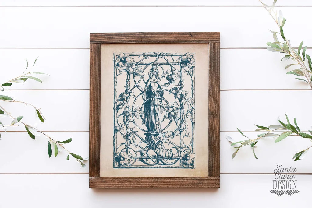 Copy Of Annunciation Mary And Gabriel Art Print