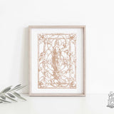 Mary Gate Of Heaven Art Print 8X10 / Blush Art Print