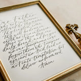 Our Father Prayer Art Print