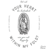 Our Lady of Guadalupe and St. Juan Diego &quot;Let not your heart be disturbed&quot; print, mother&#39;s day print, catholic print, Blessed Mother, Marian