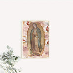 Our Lady of Guadalupe Roses Art Print, Catholic Art, Catholic Gift, Catholic Print, Marian Art, Heart of Mary, Mary Print, Catholic Wall Art