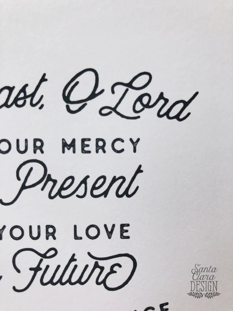 Padre Pio &quot;My Past to Your Mercy&quot; Quote Print | Catholic Print | Catholic wall Art