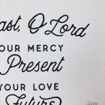 Padre Pio &quot;My Past to Your Mercy&quot; Quote Print | Catholic Print | Catholic wall Art