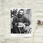 Padre Pio The Mercy Of God Is So Great Image And Quote Print Art