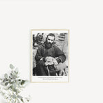 Padre Pio The Mercy Of God Is So Great Image And Quote Print Art