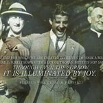 Blessed Pier Giorgio Frassati Print, &quot;Illuminated by Joy&quot;, Frameable Catholic Art, Frassati Quote, Confirmation Gift, Catholic, Gift for him