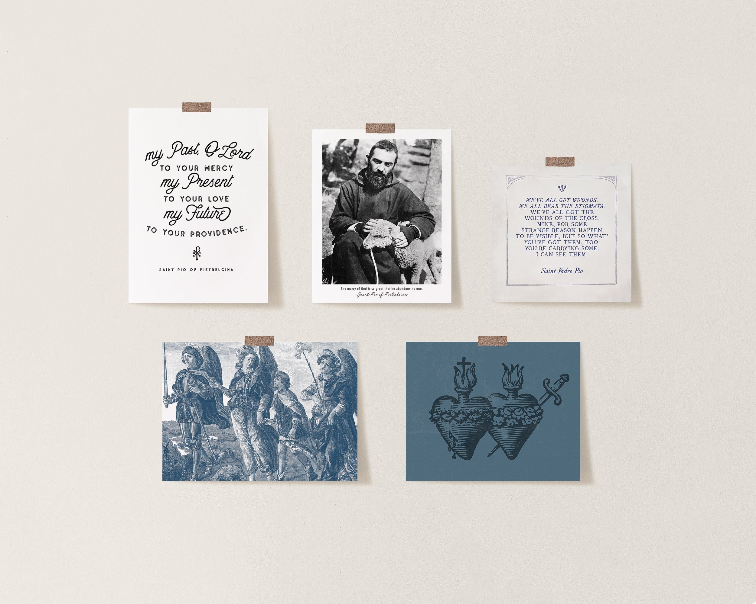 Holy Family Notecard Set of 6 or 12 cards + envelopes A2, Jesus, Mary, St. Joseph, JMJ, John Paul II, Catholic greeting card stationery