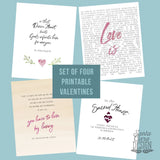 PRINTABLE &quot;Beloved&quot; St. Valentine Card | 1 of 8 Catholic Saint/Scripture cards for St. Valentine&#39;s day, download and print from home