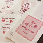 Catholic Valentine Set of six PRINTABLE mini cards | Catholic Saint & Scripture cards for St. Valentine&#39;s day, download and print from home