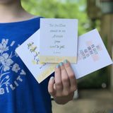 Easter Card Set of six PRINTABLE mini cards | Catholic Easter Saint & Scripture cards, download and print from home, Easter Basket gifts