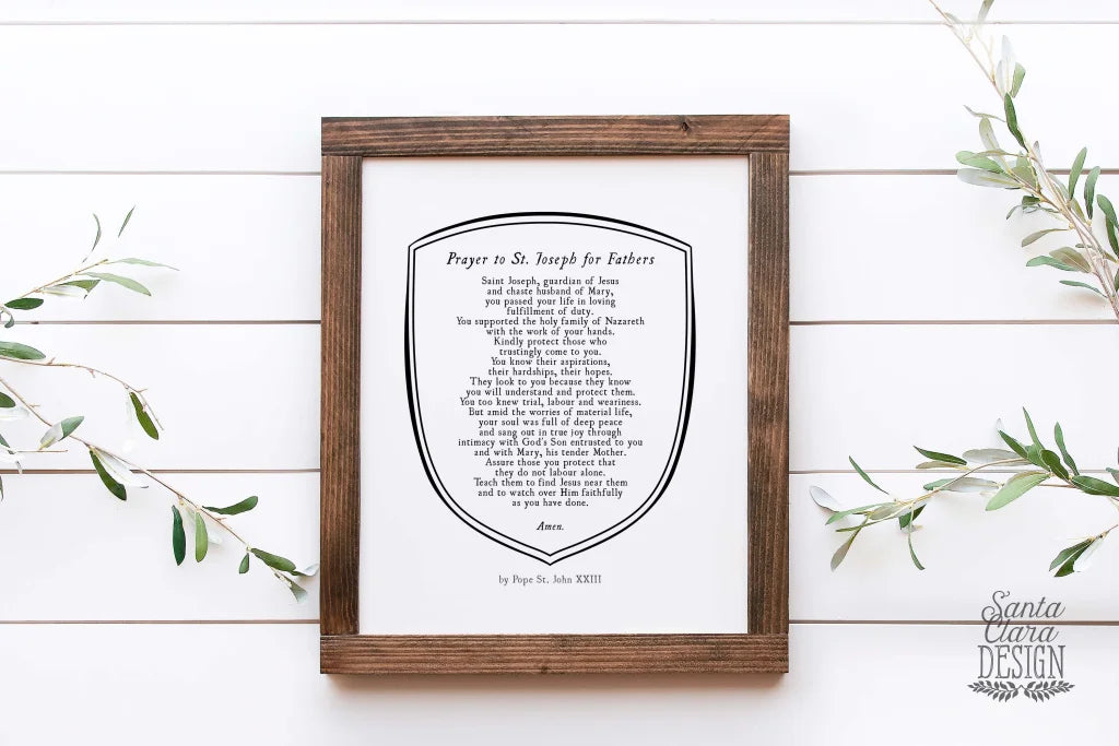 Printable Prayer To For Fathers St. Joseph Printable