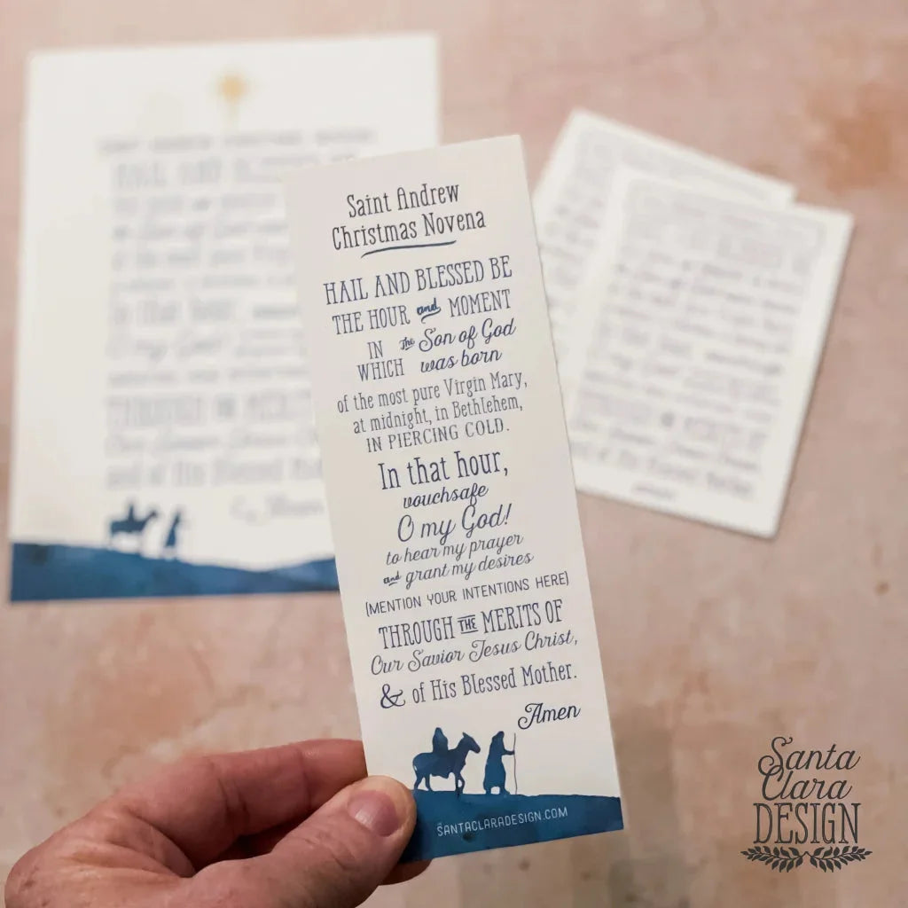 St. Andrew Novena Bookmarks Set