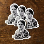 St. Edith Stein Decal &quot;Lead Them&quot; Catholic Sticker for indoor & outdoor use | waterbottle laptop, catholic sticker, Catholic saint sticker