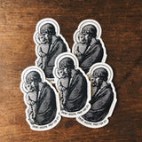 St. Joseph and Jesus Decal | Catholic Marian Vinyl Sticker | indoor outdoor use | bumper sticker | water bottle laptop car faith decal