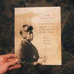 St. Josephine Bakhita Print &quot;I am definitively loved&quot; Catholic Art, Saint Quote, Confirmation Gift, Catholic Gift for her, Catholic Art