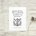 PRINTABLE St. Rose of Lima &quot;Apart from the Cross&quot; Saint Quote Lenten home Printable art, printable prayer, Catholic Posters, Lent decor