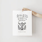 PRINTABLE St. Rose of Lima &quot;Apart from the Cross&quot; Saint Quote Lenten home Printable art, printable prayer, Catholic Posters, Lent decor