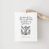 PRINTABLE St. Rose of Lima &quot;Apart from the Cross&quot; Saint Quote Lenten home Printable art, printable prayer, Catholic Posters, Lent decor