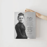 St. Therese of Lisieux &quot;Everything is a grace... Catholic Saint Quote, Confirmation Gift, Catholic Art, Saint quote, Saint Art print