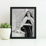 St. Therese of Lisieux &quot;God looks after every soul...&quot; Catholic Saint Quote, Confirmation Gift, Catholic Print, Catholic Art, Saint quote