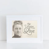 St. Therese of Lisieux &quot;My Vocation is Love&quot; Quote Print | Catholic Print | Catholic wall Art | Little Flower Print