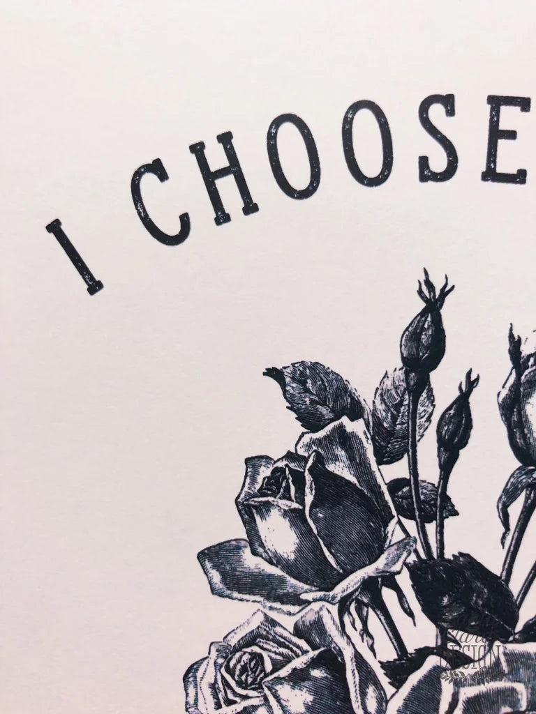 St. Therese of Lisieux Print &quot;I Choose All&quot; Catholic Saint Quote, Confirmation Gift, Catholic Print, Wall Art, Saint Print, Confirmation