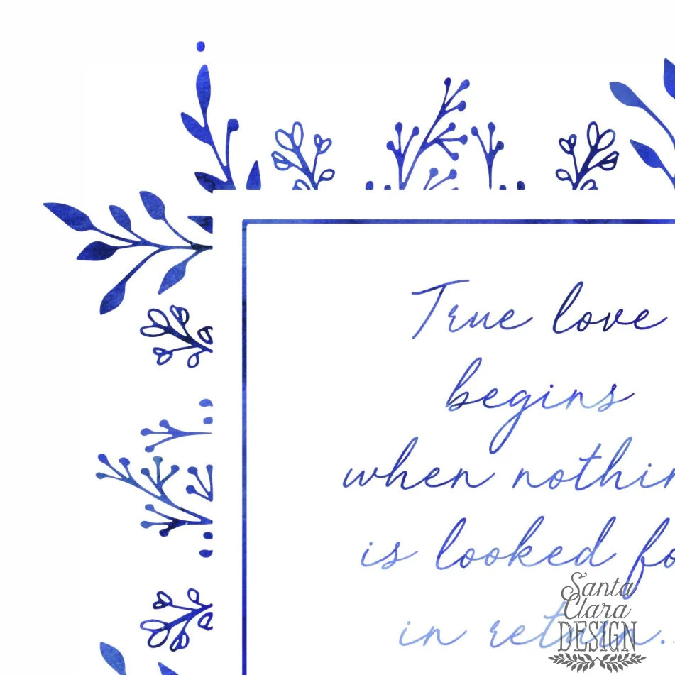 St. Therese of Lisieux quote &quot;True love begins...&quot; saint print, Catholic, mom, Women, mother&#39;s day, gift for her, wedding gift, confirmation