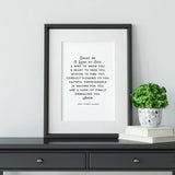 St. Thomas Aquinas Quote | &quot;A Mind to Know You&quot; | Catholic Saint Quote | Catholic Art | Confirmation Gift | Baptism Gift | Saint quote