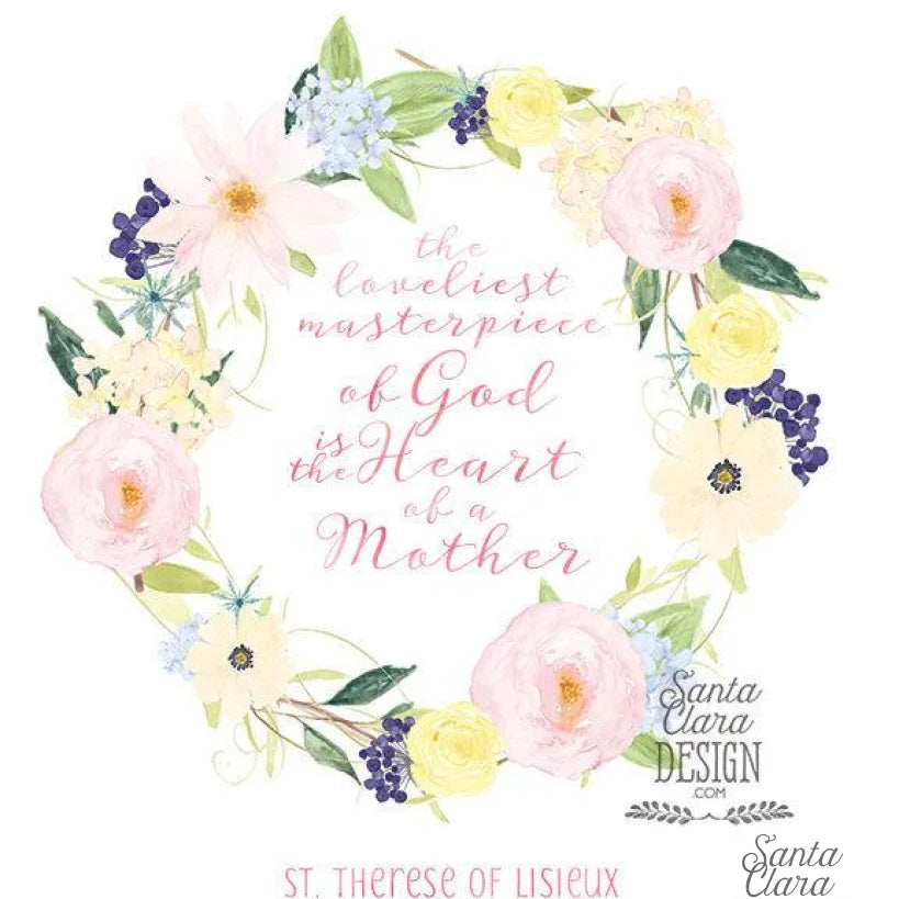 Mother&#39;s Day Print, 8x10 & 5x7, Therese of Lisieux, mother&#39;s quote, gift for mom, St Therese, Catholic Gift, saint quote, mother&#39;s day gift