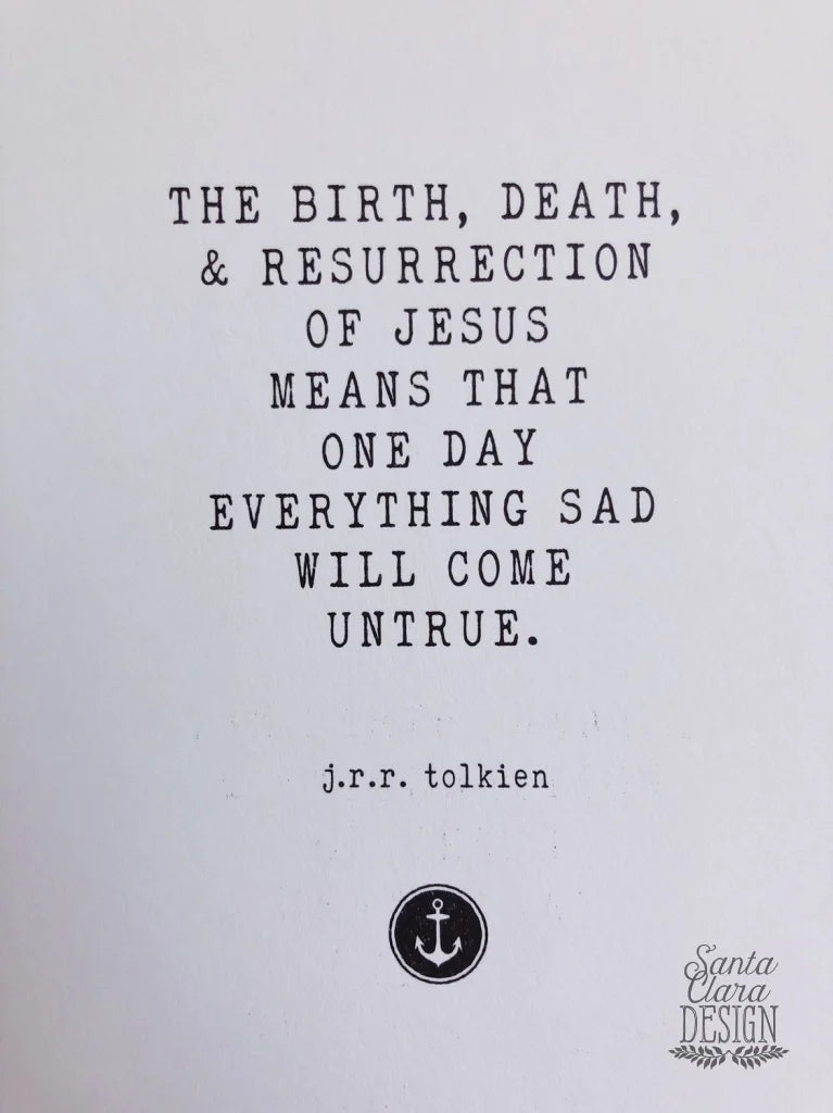 Tolkien &quot;Resurrection&quot; Easter Print | Easter Catholic Poster | RCIA Confirmation Baptism Gift | Easter Decor | Spring Print 5x7, 8x10