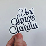 Veni Sancte Spiritus Sticker | Come Holy Spirit Decal | Catholic  Stickers for laptop, waterbottle, bike, car | vinyl decal | Confirmation